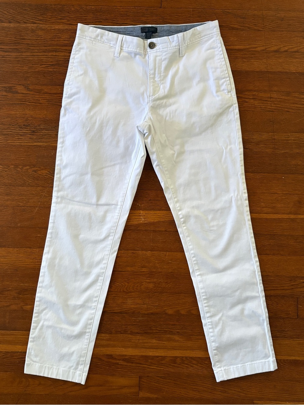 White Slim Fit Chinos